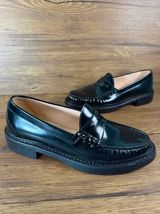 J. Crew Shoes - J.Crew Winona Penny Loafers Women’s Size 9 Slip-On Shoes Leather Black